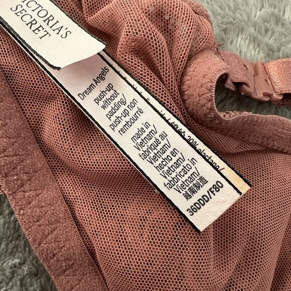Victoria's Secret Dream Angels Push-Up Bra Without Padding Underwire 36DDD 36/F - Picture 4 of 5